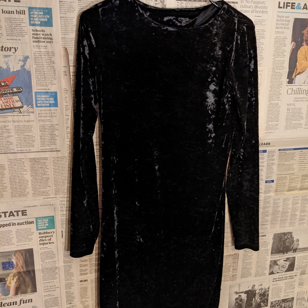Velvet bodycon